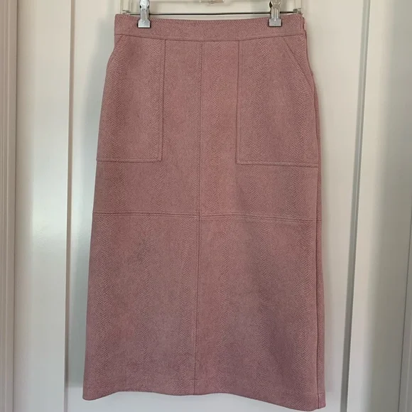 Pink Clarisa Pencil Skirt - Picture 2 of 5